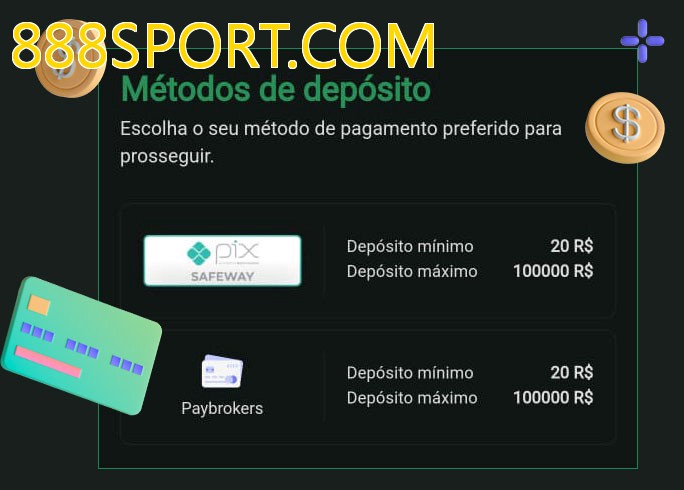 O cassino 888SPORT.COMbet oferece uma grande variedade de métodos de pagamento